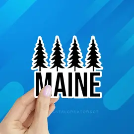 MAINE TREES STICKER