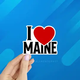 HEART MAINE STICKER