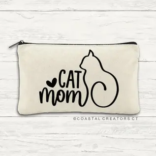 CAT MOM ZIP POUCH