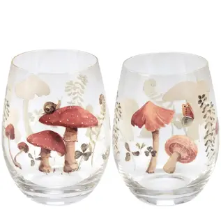 MUSHROOMS GLASS