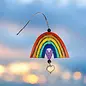 RAINBOW RECYCLED METAL ORNAMENT