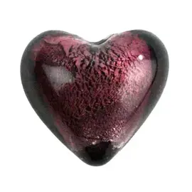 PLUM VENETIAN HEART