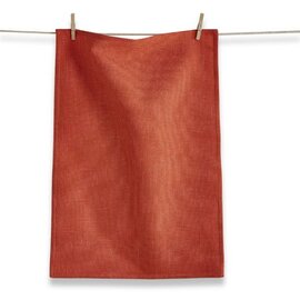WAFFLE WEAVE DISH TOWEL- TANGERINE