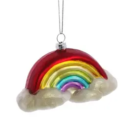 RAINBOW GLASS ORNAMENT