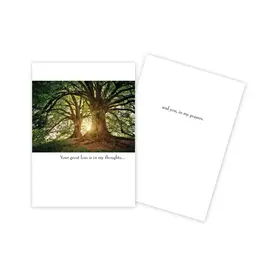 SYMPATHY  CARD -  TREE