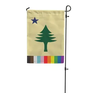 FLAGS FOR GOOD MAINE PRIDE GARDEN FLAG