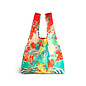 ART-LIFTING FOLD UP TOTE - FLORAL STRIPES
