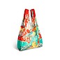 ART-LIFTING FOLD UP TOTE - FLORAL STRIPES