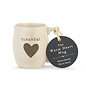 MINI HEART MUG - THANKFUL
