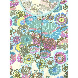 KAMALA DESIGNS MAGGIE TOP - KAFFE FASSET ASIAN CIRCLES- SIZE M/L