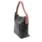 HOBO BAG - BLACK / CEDAR HANDLE