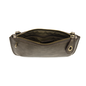 MINI CROSSBODY WRISTLET METALLIC GREY