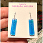 BARBARA MELLEN Handcrafted Dichroic Glass Earrings  #3