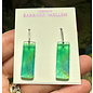 BARBARA MELLEN Handcrafted Dichroic Glass Earrings  #6