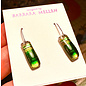 BARBARA MELLEN Handcrafted Dichroic Glass Earrings  #18