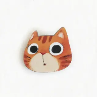 SO ADORABLE CAT FACE PIN