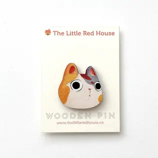 SO ADORABLE CAT FACE PIN