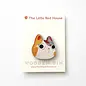 SO ADORABLE CAT FACE PIN