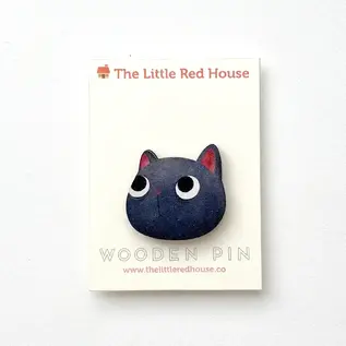 SO ADORABLE CAT FACE PIN