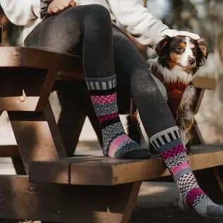 SOLMATE WOOL SOLMATE SOCKS DOGWOOD