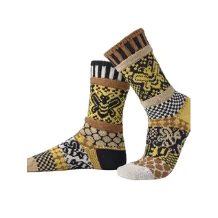 SOLMATE SOCKS - MISMATCHED BEES