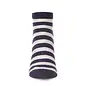 SHORTIE SOCK - NAVY STRIPE