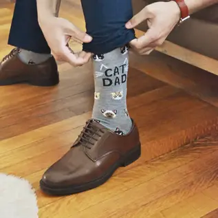 SOCKS - BAMBOO BLEND CAT DAD