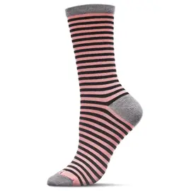 SOCKS - BAMBOO BLEND PINK / BLACK STRIPES