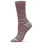SOCKS - BAMBOO BLEND PINK / BLACK STRIPES