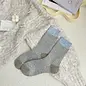 SOCKS PALE GREY FLECKS