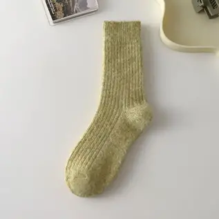 SOCKS COZY RIB ALOE