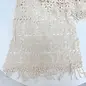 BOHO CROCHET INSPIRED SCARF IVORY