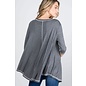 sale: CONTRAST STITCH TUNIC