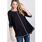 sale: CONTRAST STITCH TUNIC