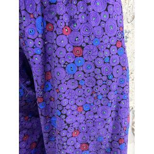 KAMALA DESIGNS KATE PANT - PURPLE BUTTONS - SMALL
