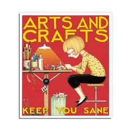 MARY ENGELBREIT MAGNET- ARTS AND CRAFTS