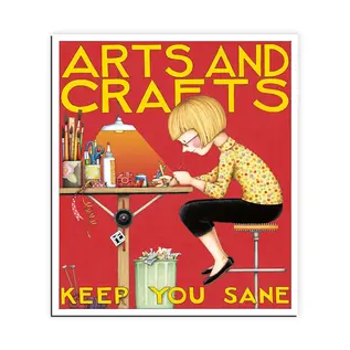 MARY ENGELBREIT MAGNET- ARTS AND CRAFTS