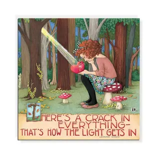 MARY ENGELBREIT MAGNET - LIGHT GETS IN