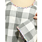 VIOLET TOP - SAGE GREY CHECKS- LARGE