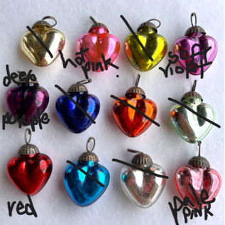 MERCURY HEART ORNAMENT