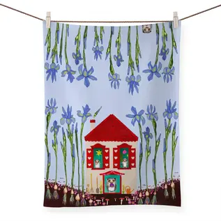 TEA TOWEL - HEDGIE'S HOUSE