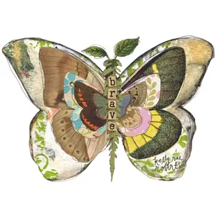 KELLY RAE ROBERTS STICKER - BRAVE BUTTERFLY