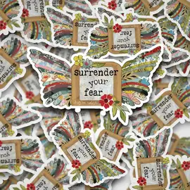 KELLY RAE ROBERTS STICKER - SURRENDER FEAR