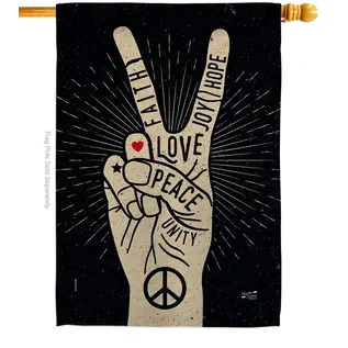 LOVE HOPE PEACE FLAG
