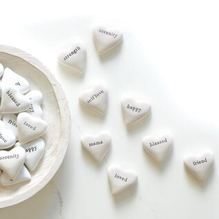 SMALL CERAMIC HEART- STRENGTH