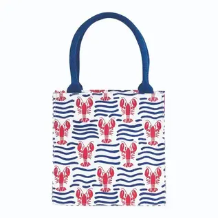 ITSY BITSY TOTE - LOBSTER WAVES