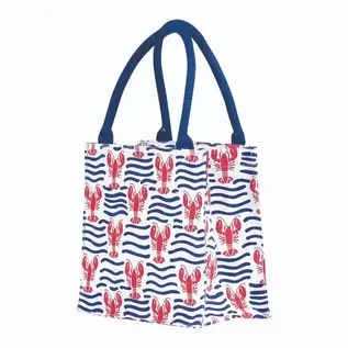 ITSY BITSY TOTE - LOBSTER WAVES