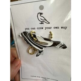 SILICONE WITH A PURPOSE KEY FOB -  YOU CAN CROW YOUR OWN WAY