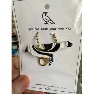 SILICONE WITH A PURPOSE KEY FOB -  YOU CAN CROW YOUR OWN WAY