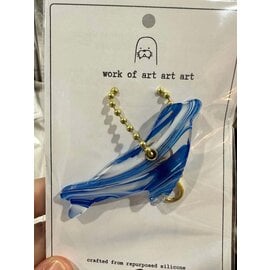 SILICONE WITH A PURPOSE KEY FOB -  WORK OF ART ART ART